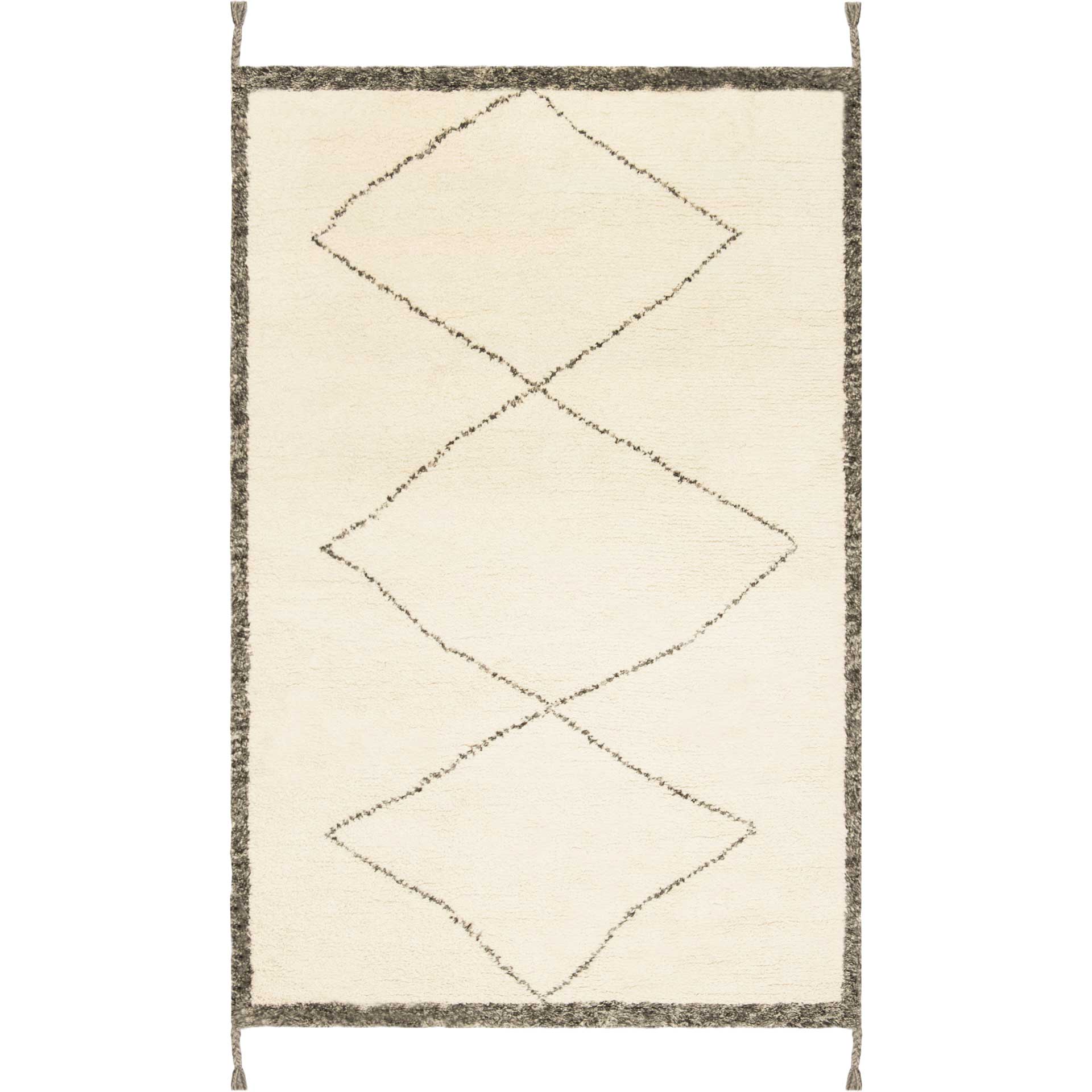 Casablanca Ivory/Charcoal Area Rug - Image 2