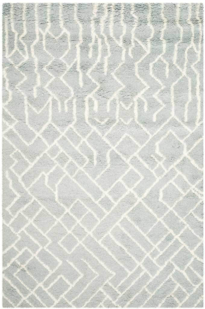 Casablanca Mosaic Blue/Ivory Area Rug - Image 2