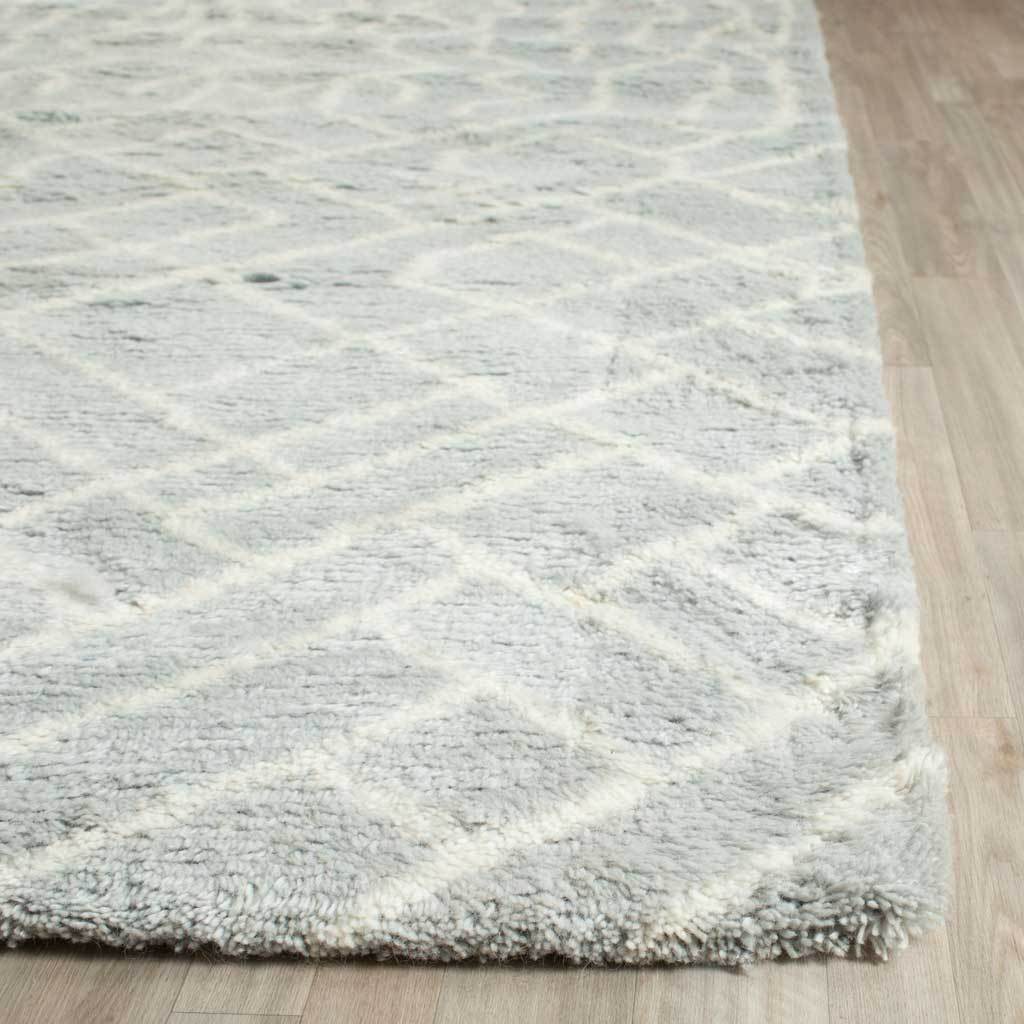 Casablanca Mosaic Blue/Ivory Area Rug - Image 3