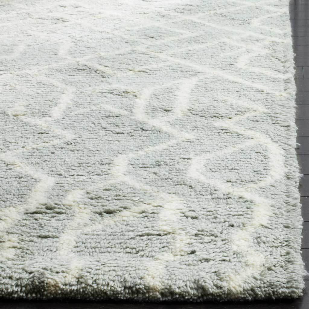 Casablanca Mosaic Blue/Ivory Area Rug - Image 4