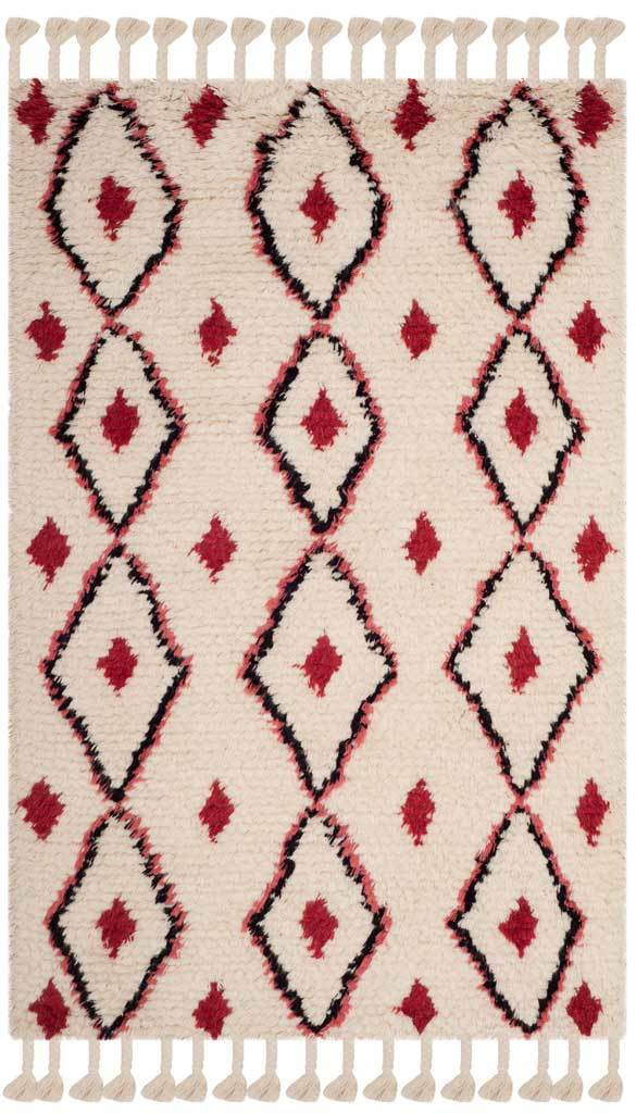 Casablanca Nomad Ivory/Fuchsia Area Rug - Image 3