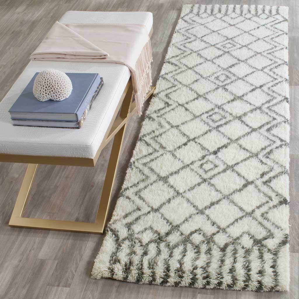 Casablanca Nomad Ivory/Gray Runner Rug - Image 3