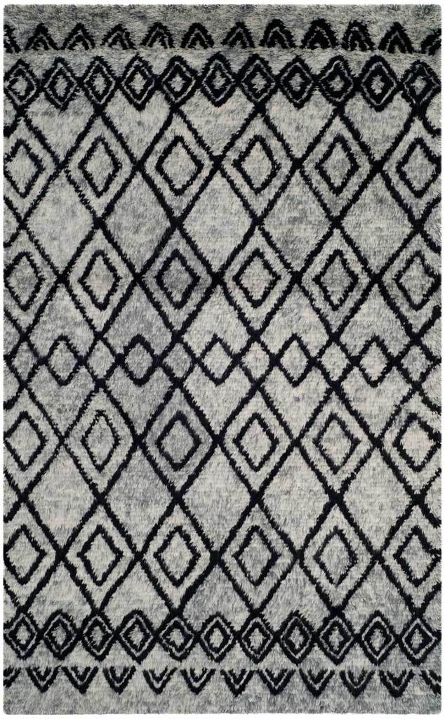 Casablanca Tribal Gray/Charcoal Area Rug - Image 3