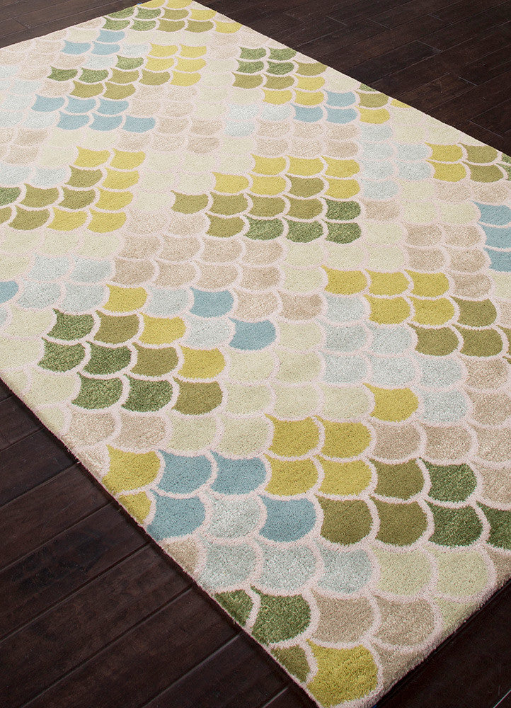 Cascade Ariel White Asparagus/Wood Bine Area Rug - Image 2