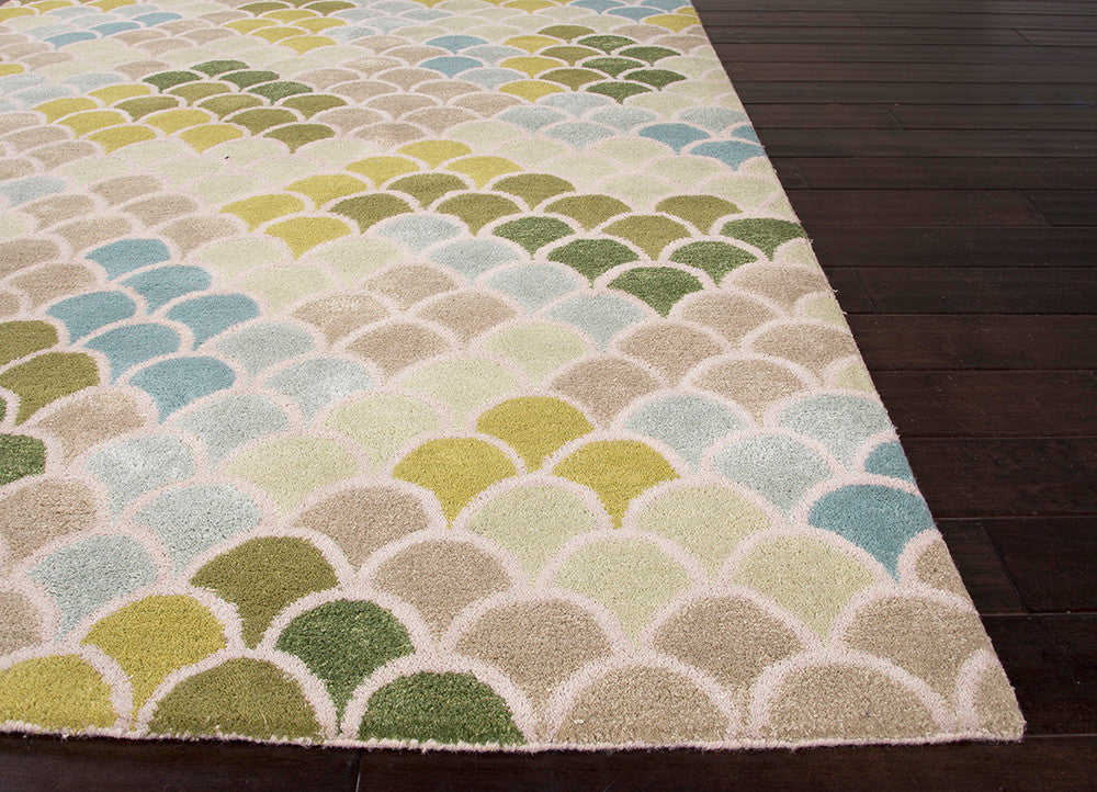 Cascade Ariel White Asparagus/Wood Bine Area Rug - Image 3
