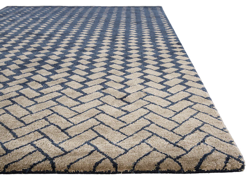 Cascade Silas Blue/White Area Rug - Image 3