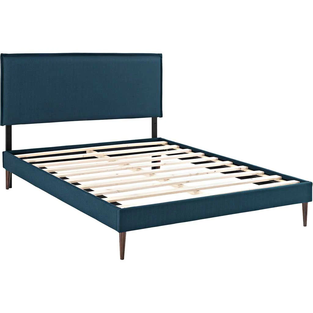 Caslon Fabric Platform Bed Azure - Image 4