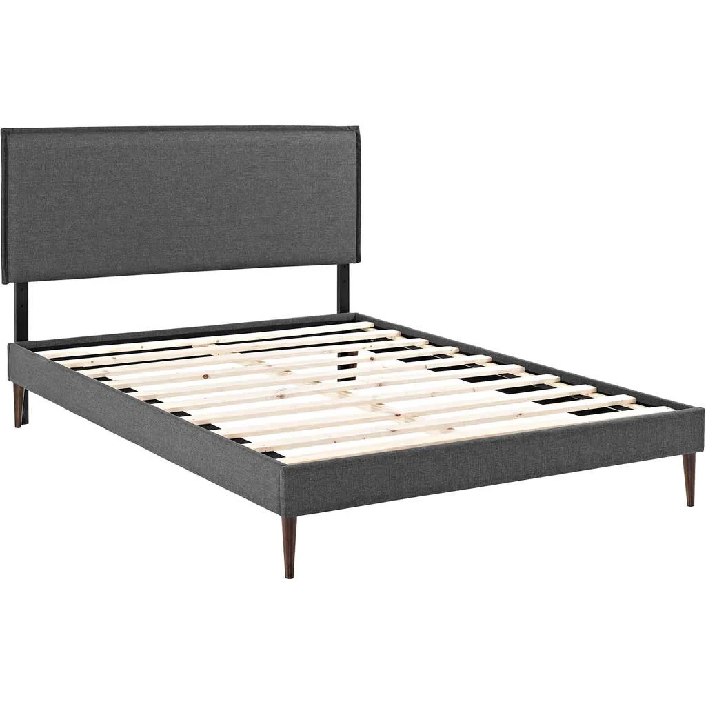 Caslon Fabric Platform Bed Gray - Image 4
