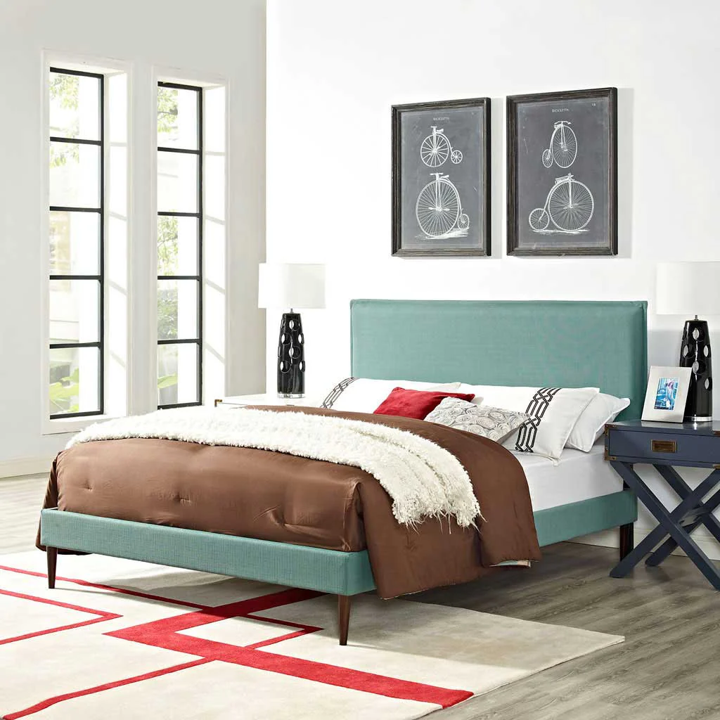 Caslon Fabric Platform Bed Laguna - Image 5