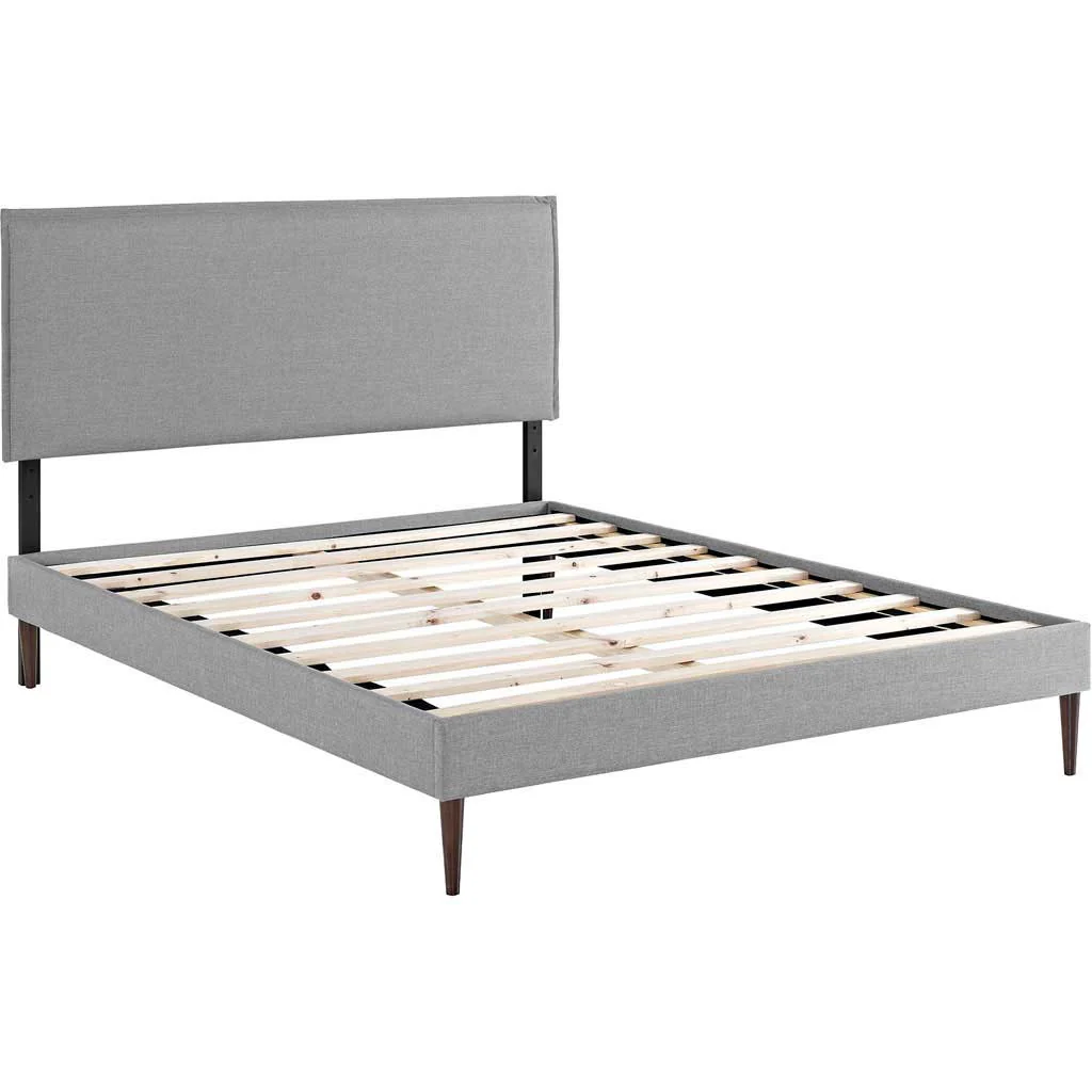 Caslon Fabric Platform Bed Light Gray - Image 4