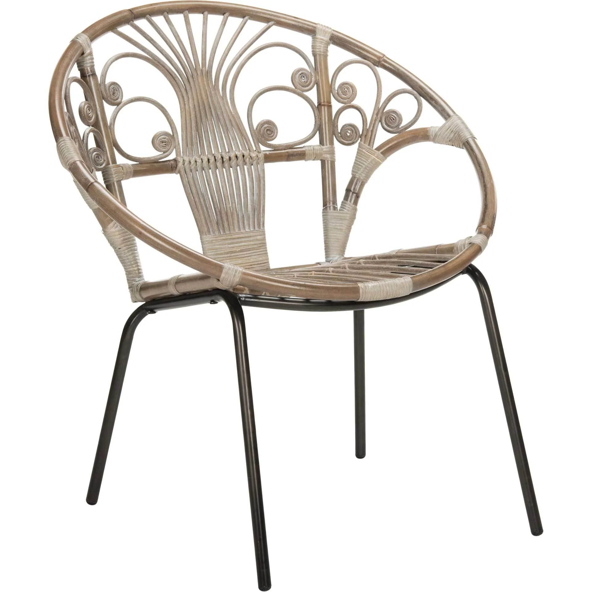Cassandra Rattan Accent Chair - Image 2