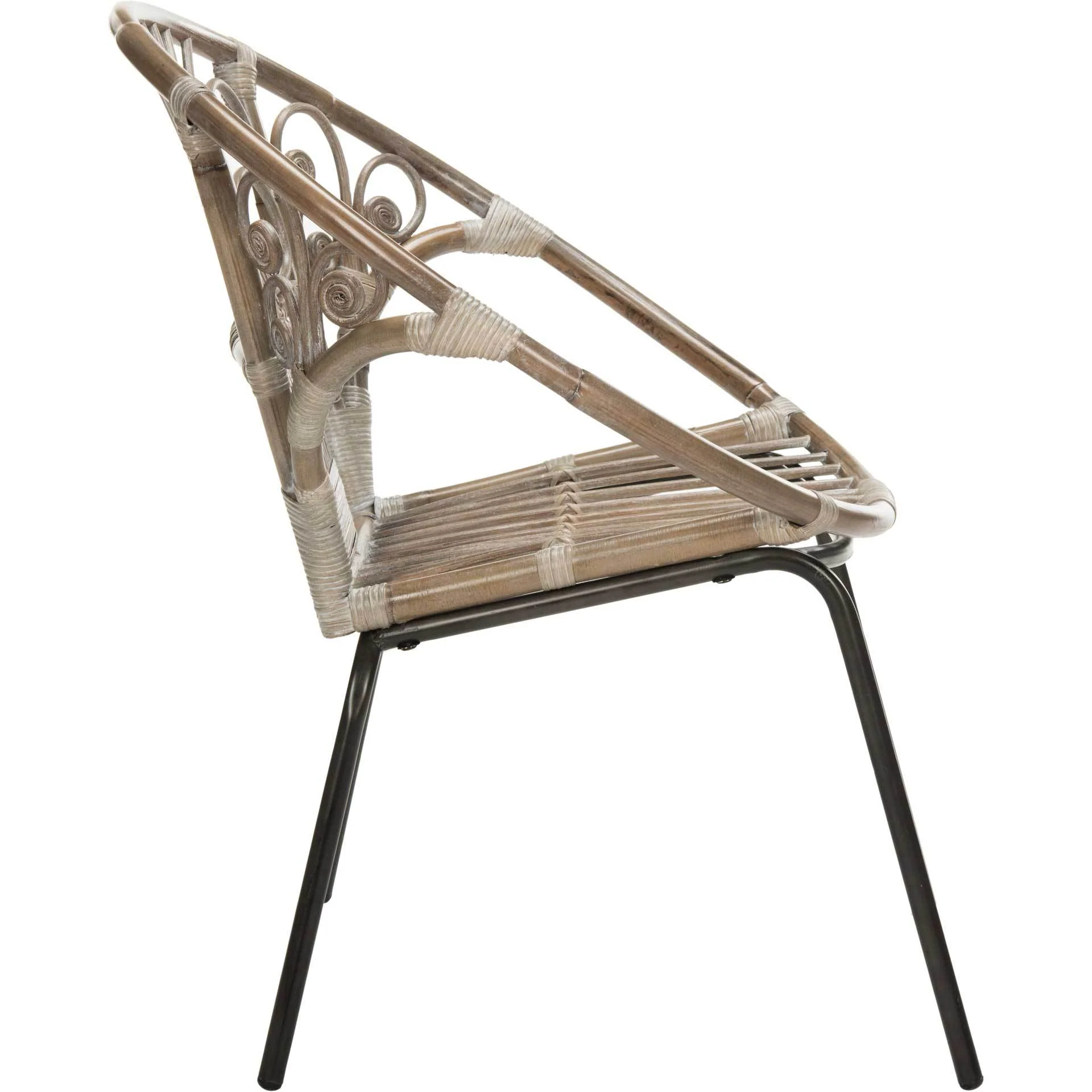 Cassandra Rattan Accent Chair - Image 3
