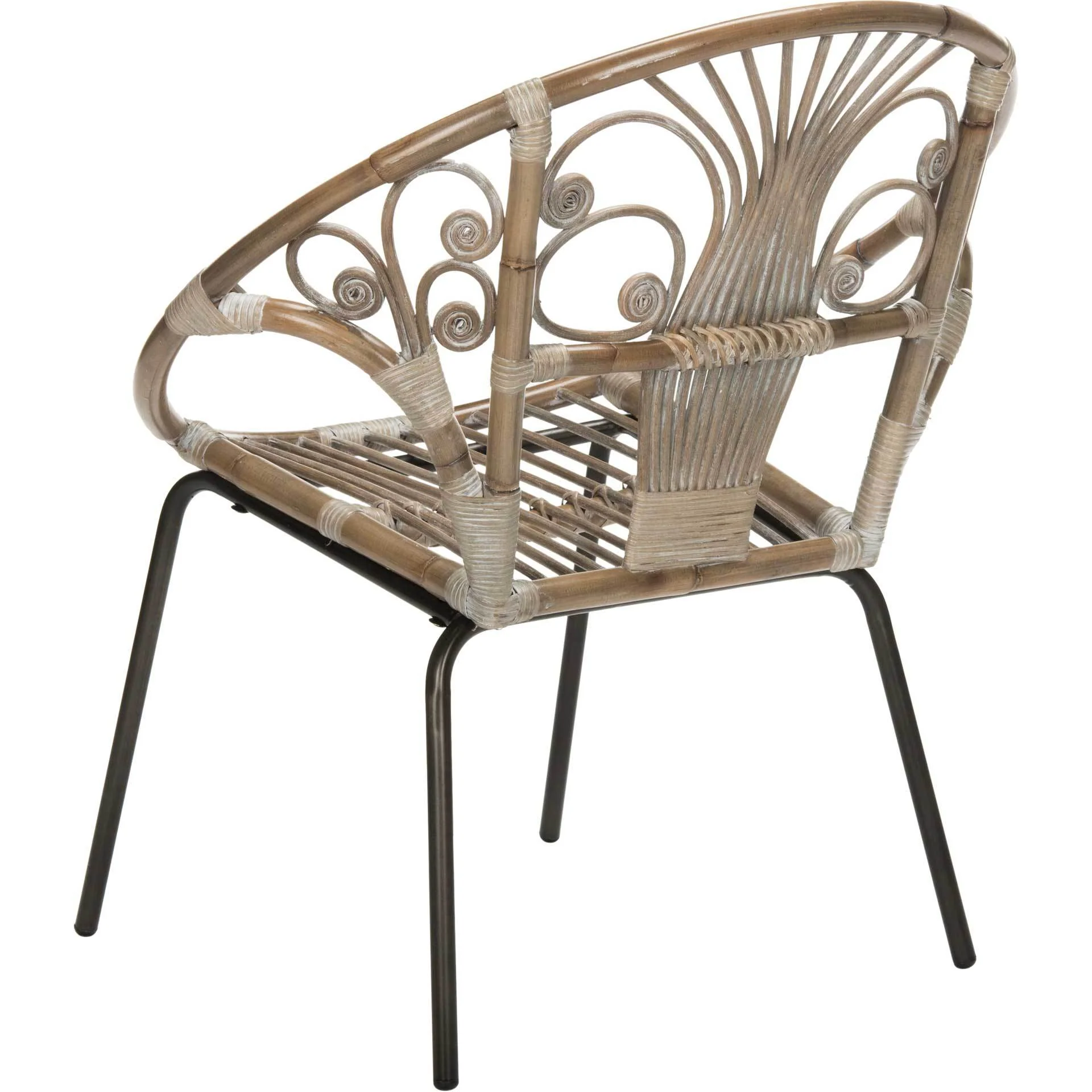 Cassandra Rattan Accent Chair - Image 4