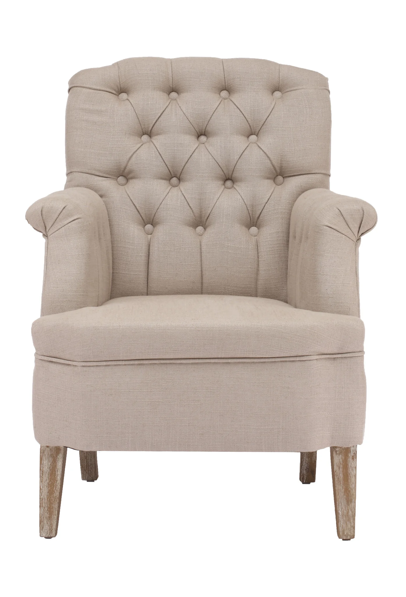 Caster Armchair Beige - Image 2