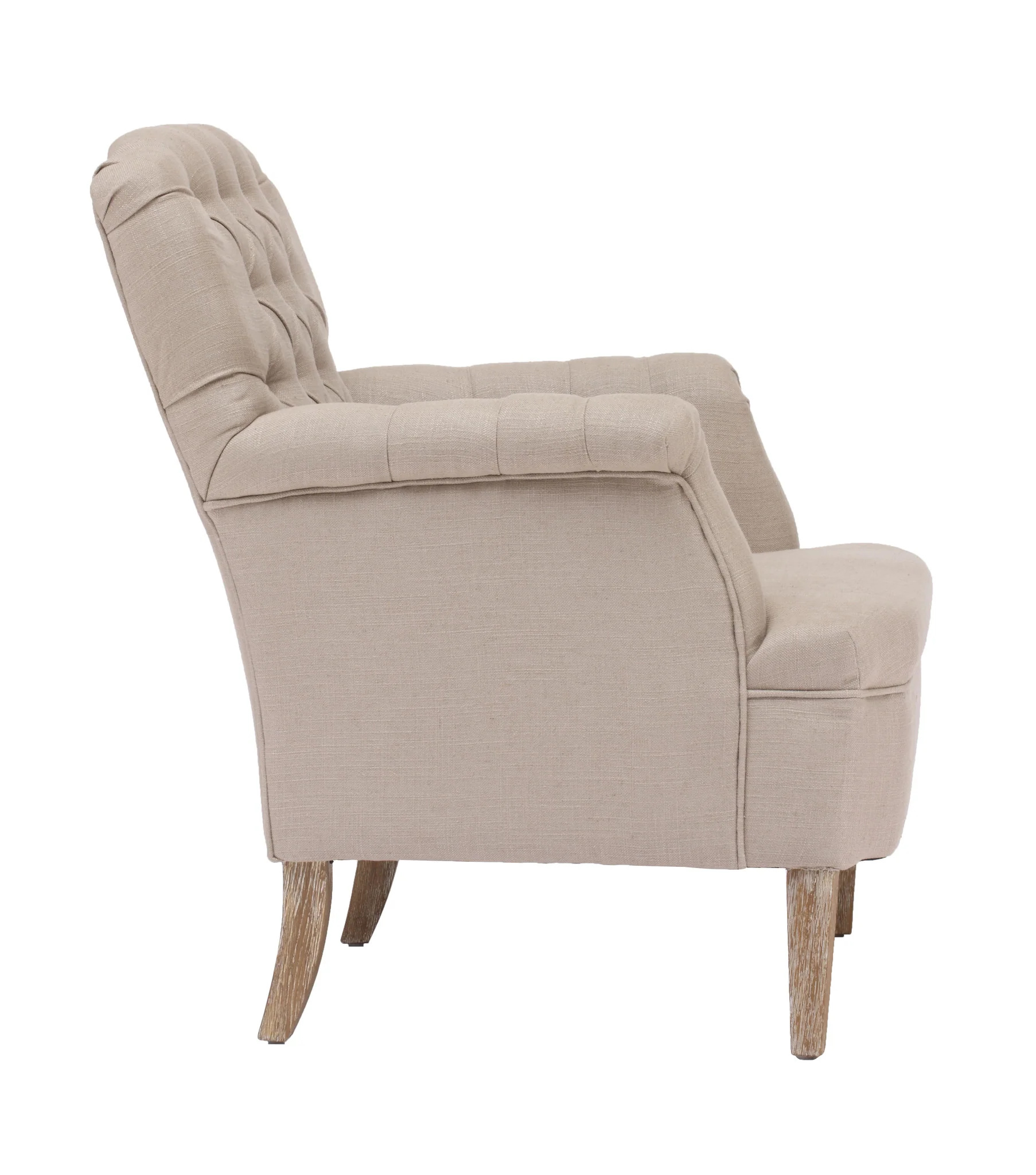 Caster Armchair Beige - Image 3