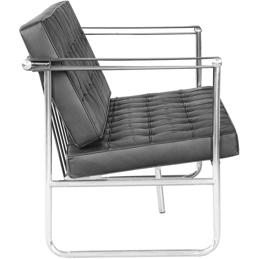 Catalan Loveseat Black - Image 2