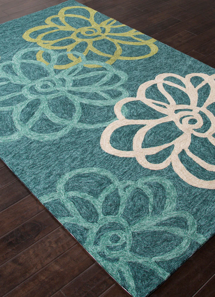 Catalina Blossomed Blue Area Rug - Image 2
