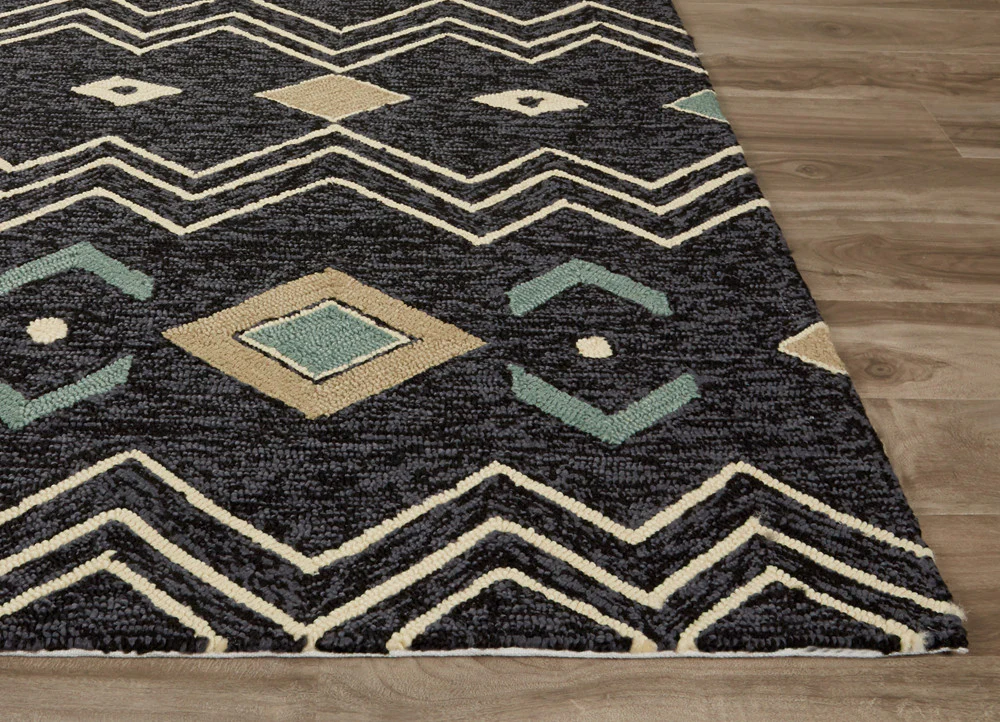 Catalina Fremont Black/White Area Rug - Image 3