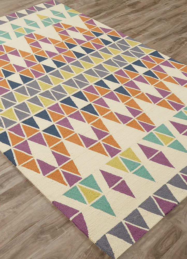 Catalina Morning Glory Ivory/Purple Area Rug - Image 2