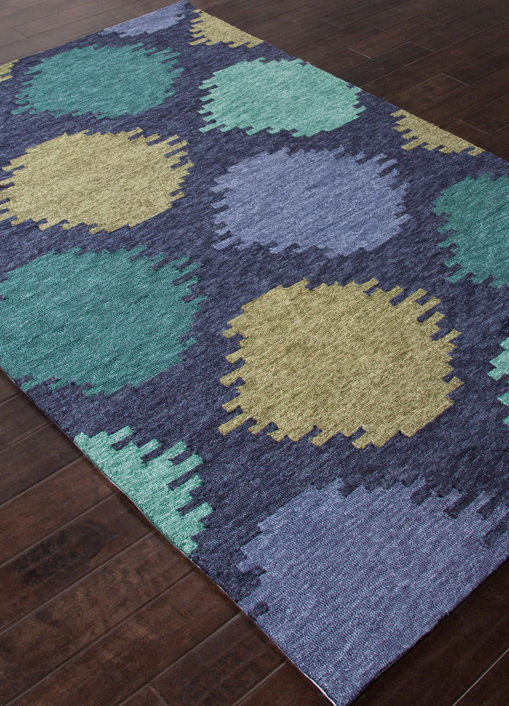 Catalina Static Dot Blue Area Rug - Image 2