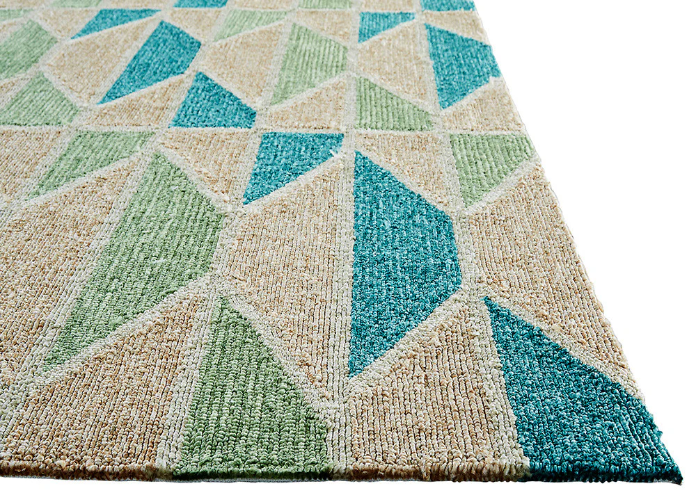 Catalina Valencia Neutral/Blue Area Rug - Image 3