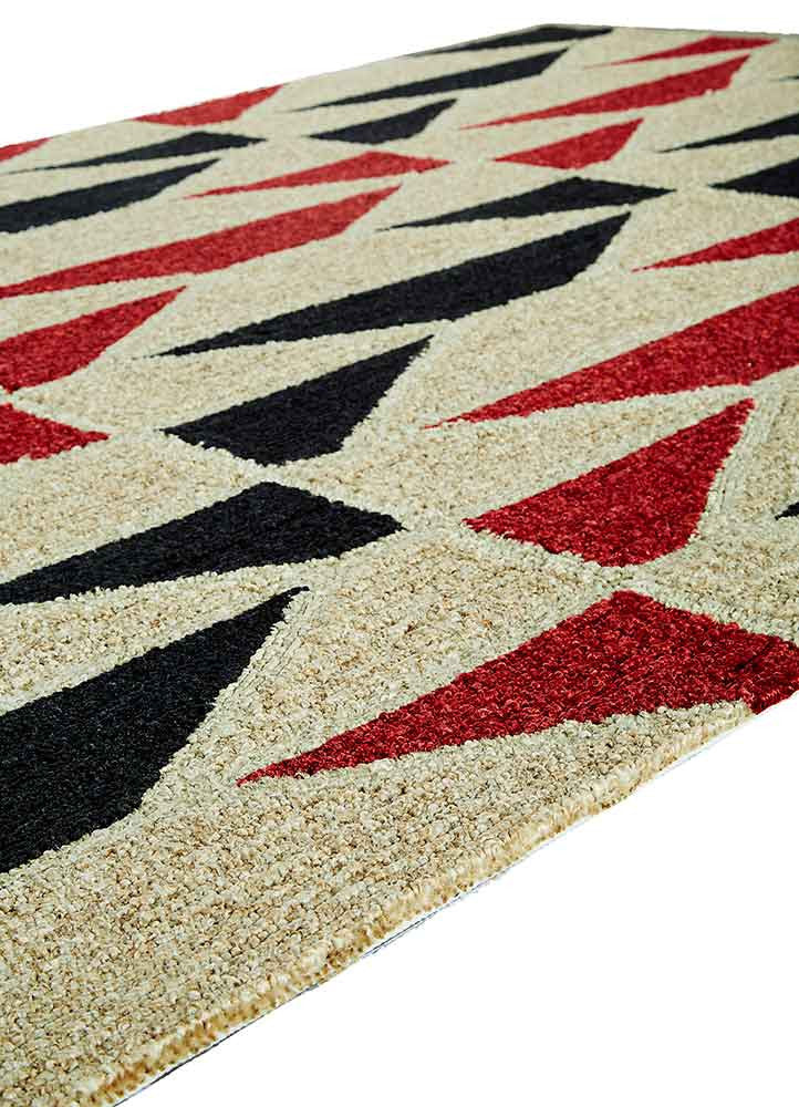 Catalina Valencia Neutral/Red Area Rug - Image 2