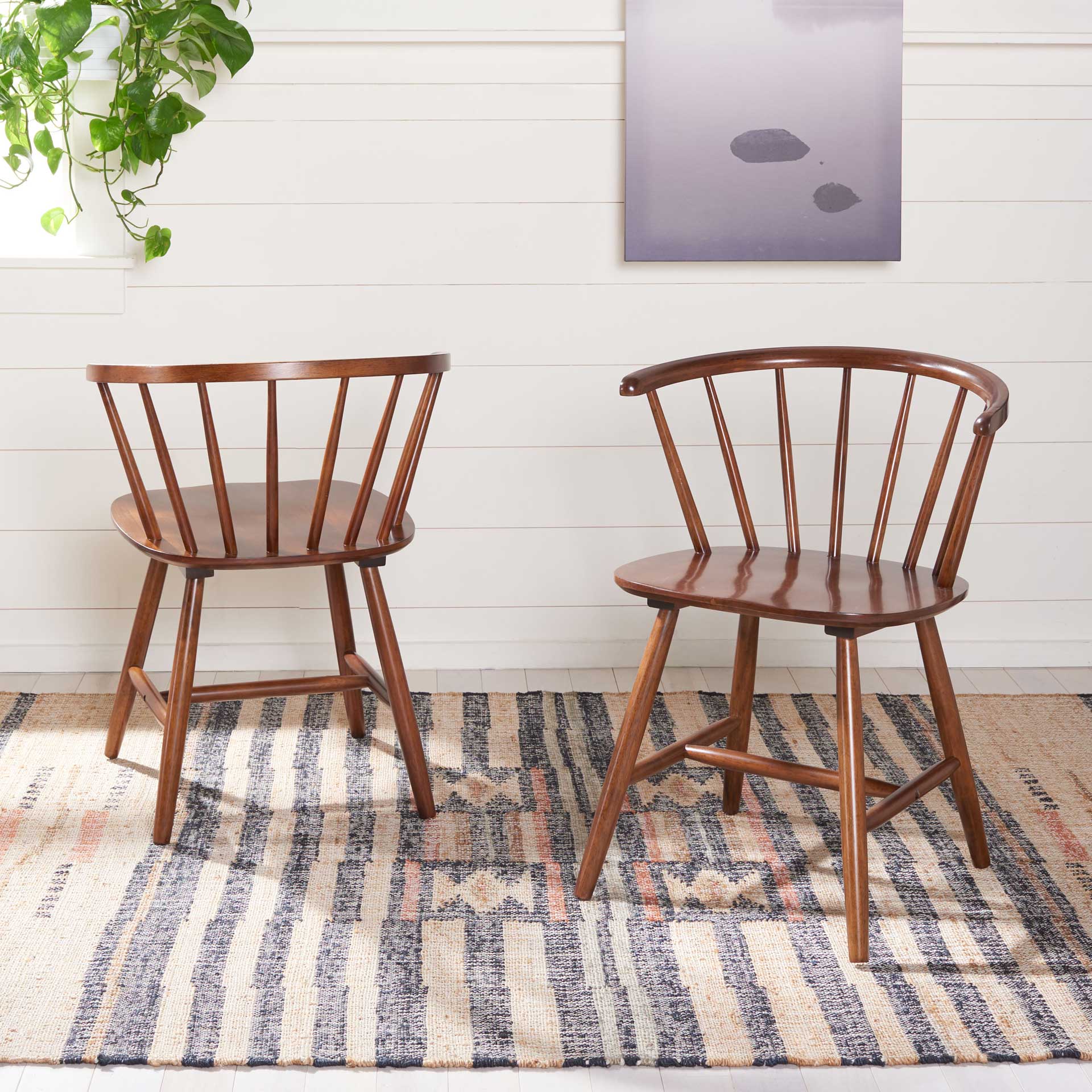Celestina Dining Chair Walnut (Set of 2) - Image 8