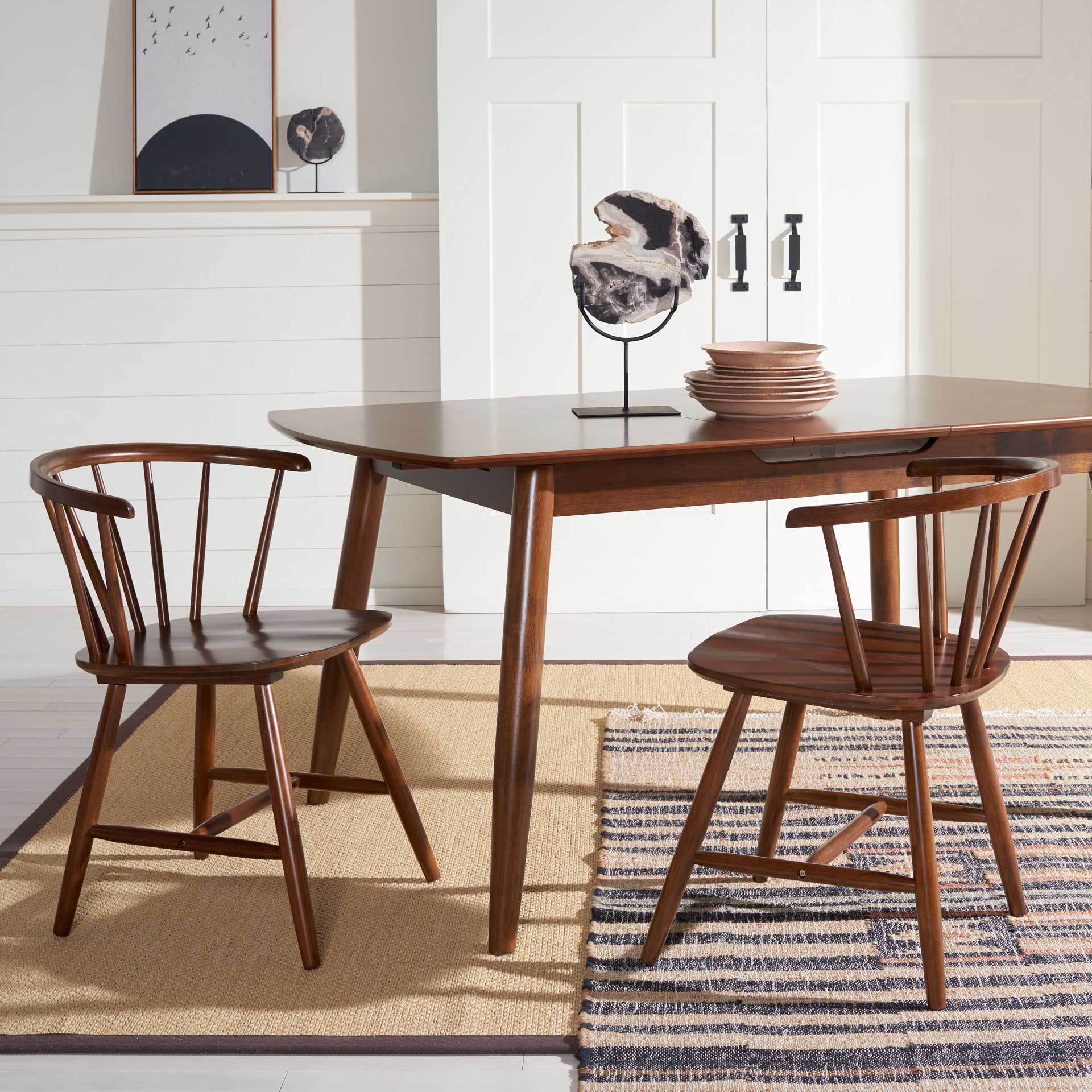 Celestina Dining Chair Walnut (Set of 2) - Image 9