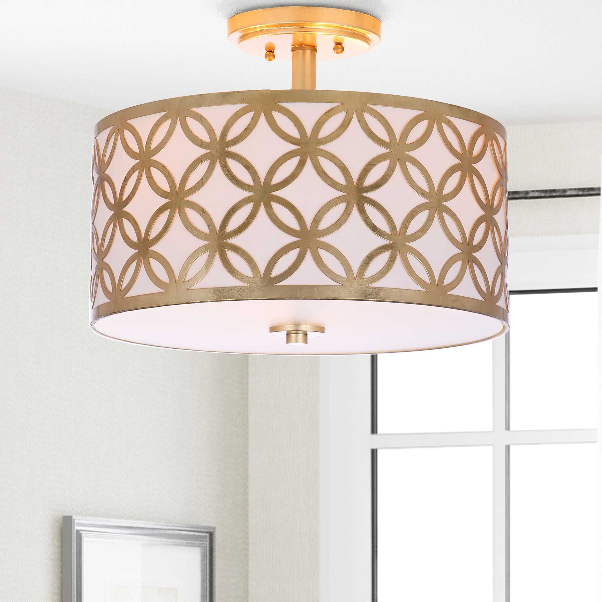 Celine Gold Flush Mount Gold - Image 4