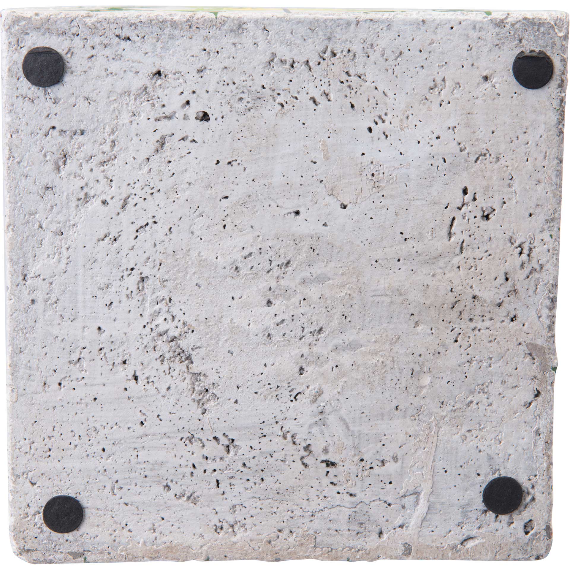Cement Leaves Planter Brown/White - Image 3