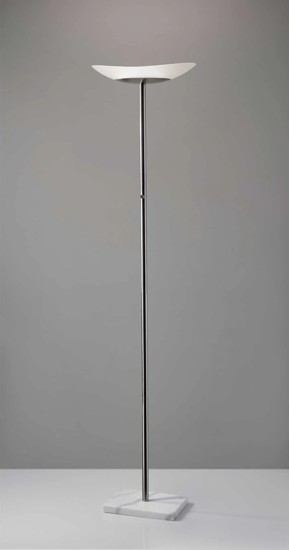 Cenon LED Torchiere Brushed Steel - Image 2