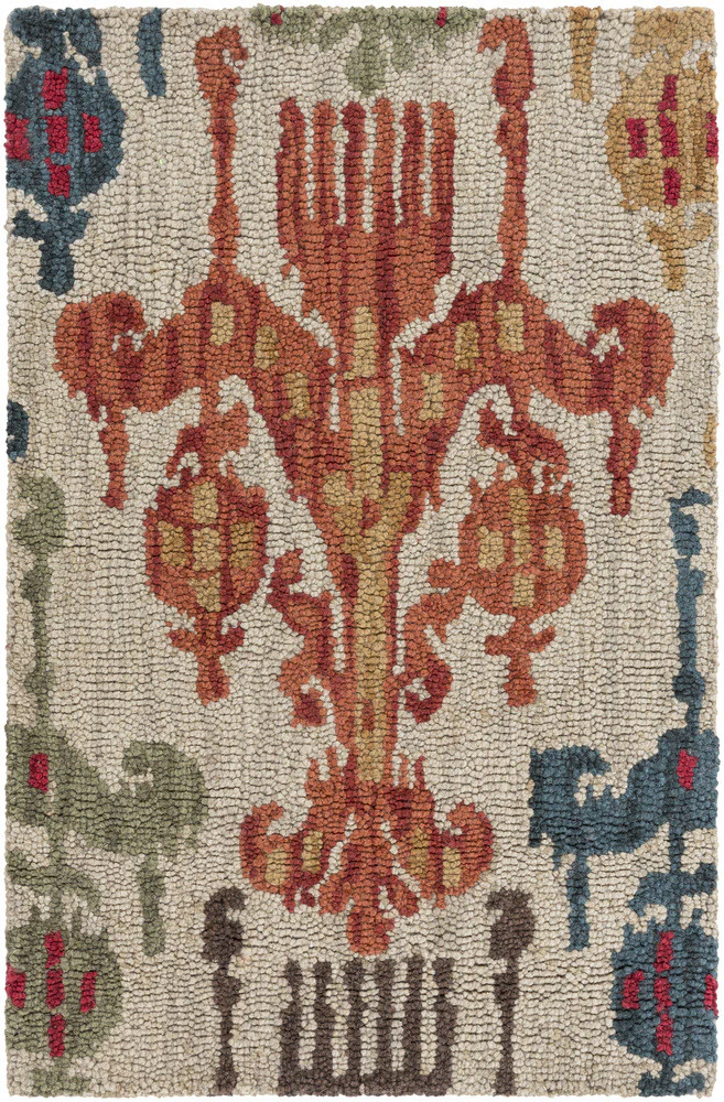 Centennial Navy/Burnt Orange/Dark Red Area Rug - Image 3