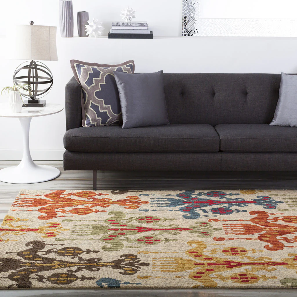 Centennial Navy/Burnt Orange/Dark Red Area Rug - Image 5