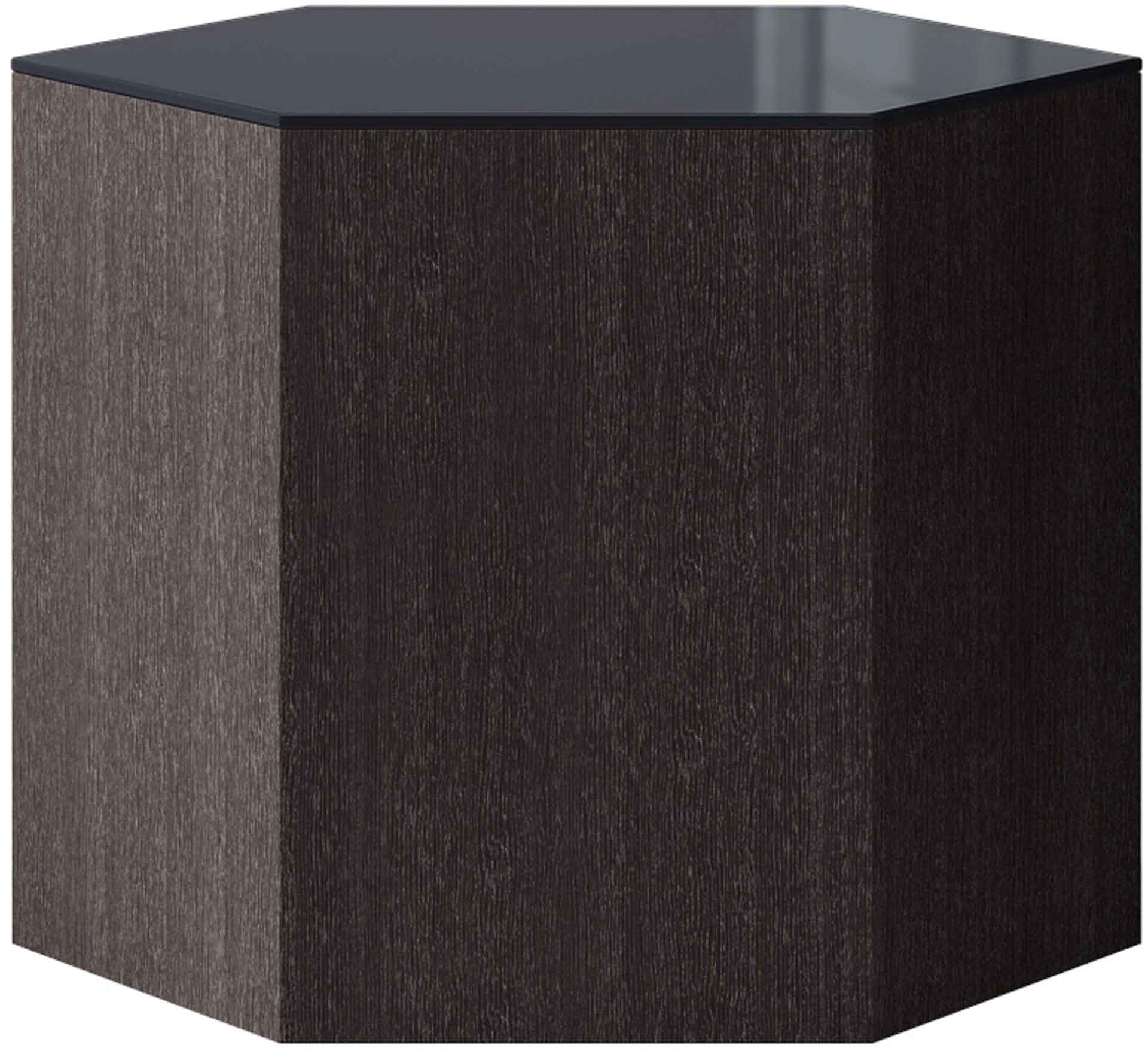 Centre Occasional Table Asphalt Glass/Gray Oak - Image 3