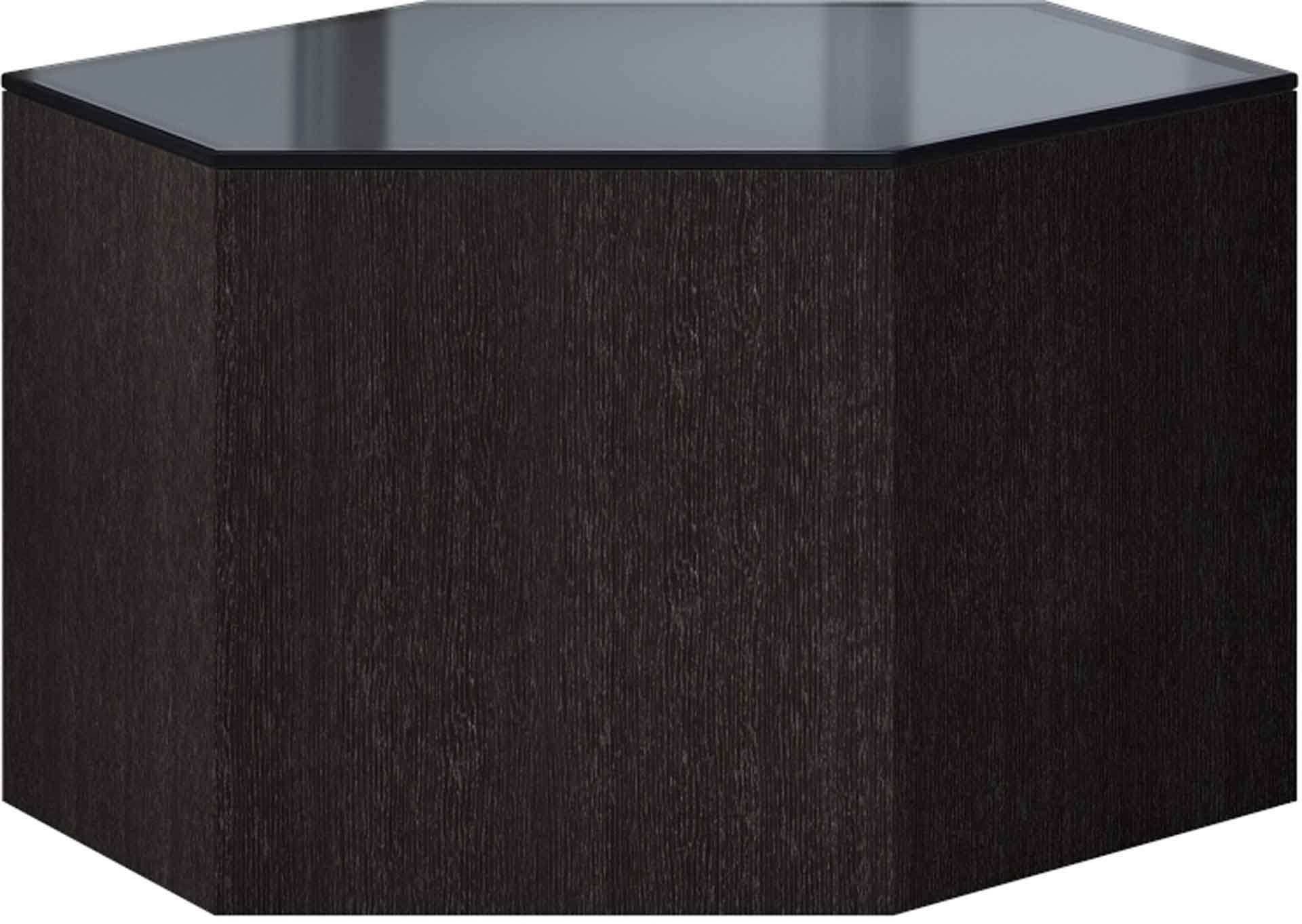 Centre Occasional Table Asphalt Glass/Gray Oak - Image 4