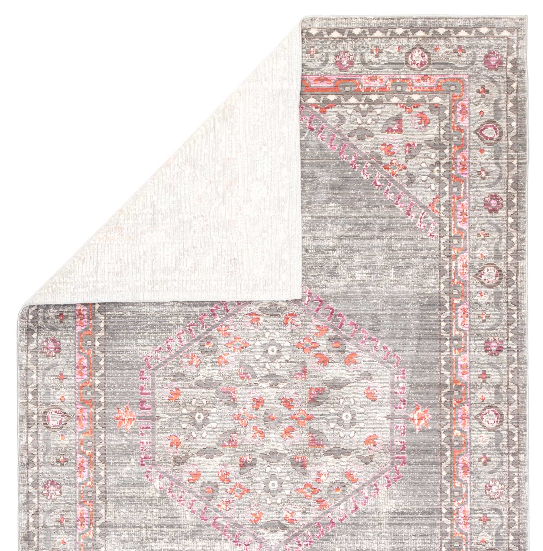 Ceres Eris Gray/Pink Area Rug - Image 4