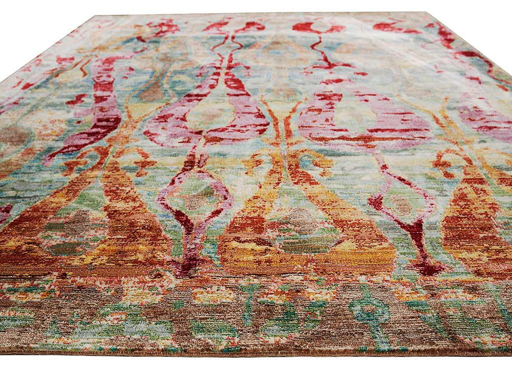 Ceres Varuna Blue/Pink Area Rug - Image 4
