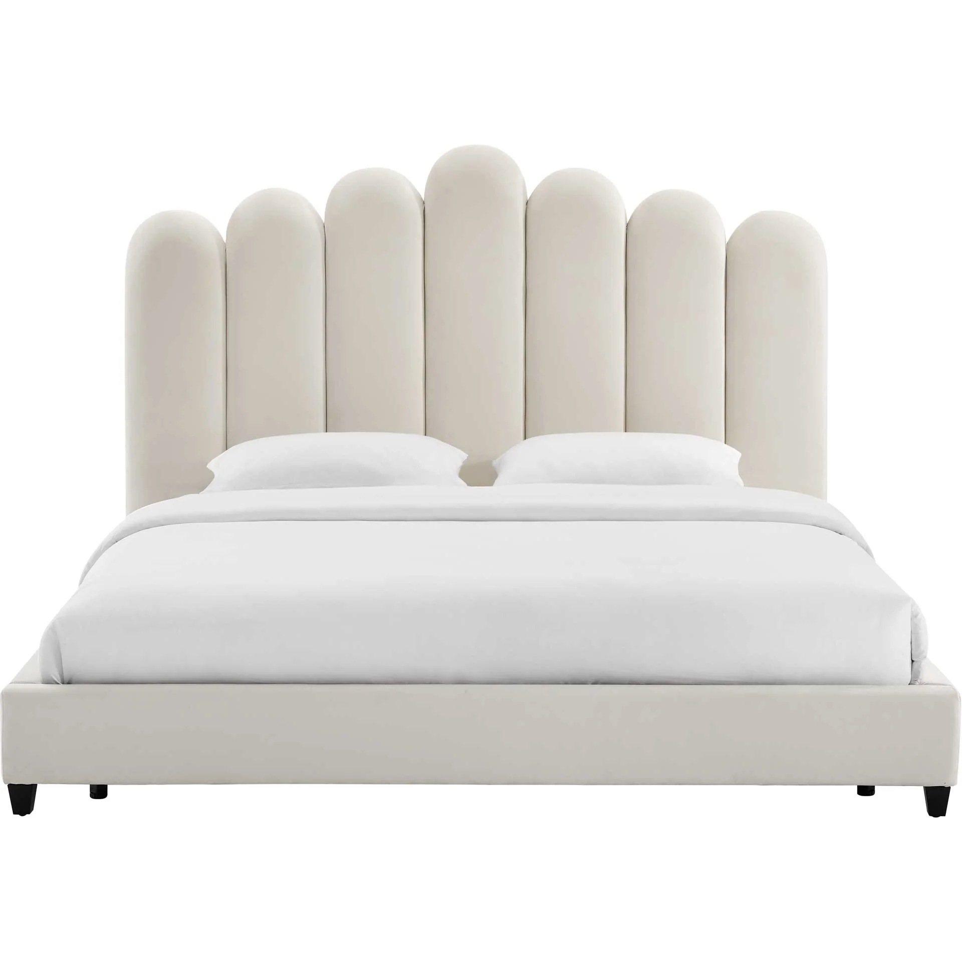 Cesta Velvet Bed Cream - Image 2