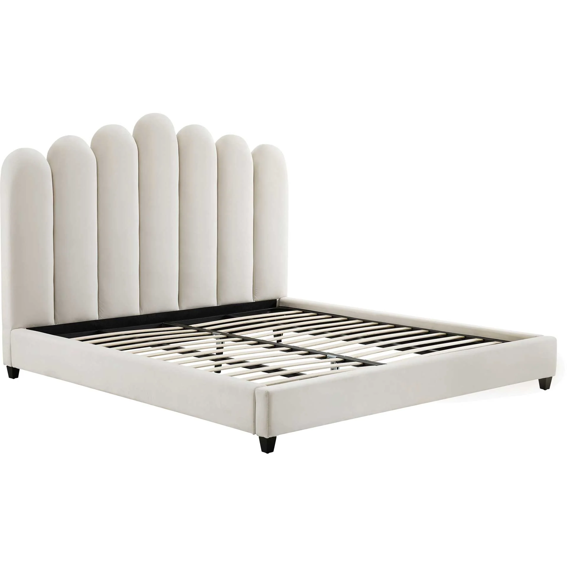 Cesta Velvet Bed Cream - Image 3