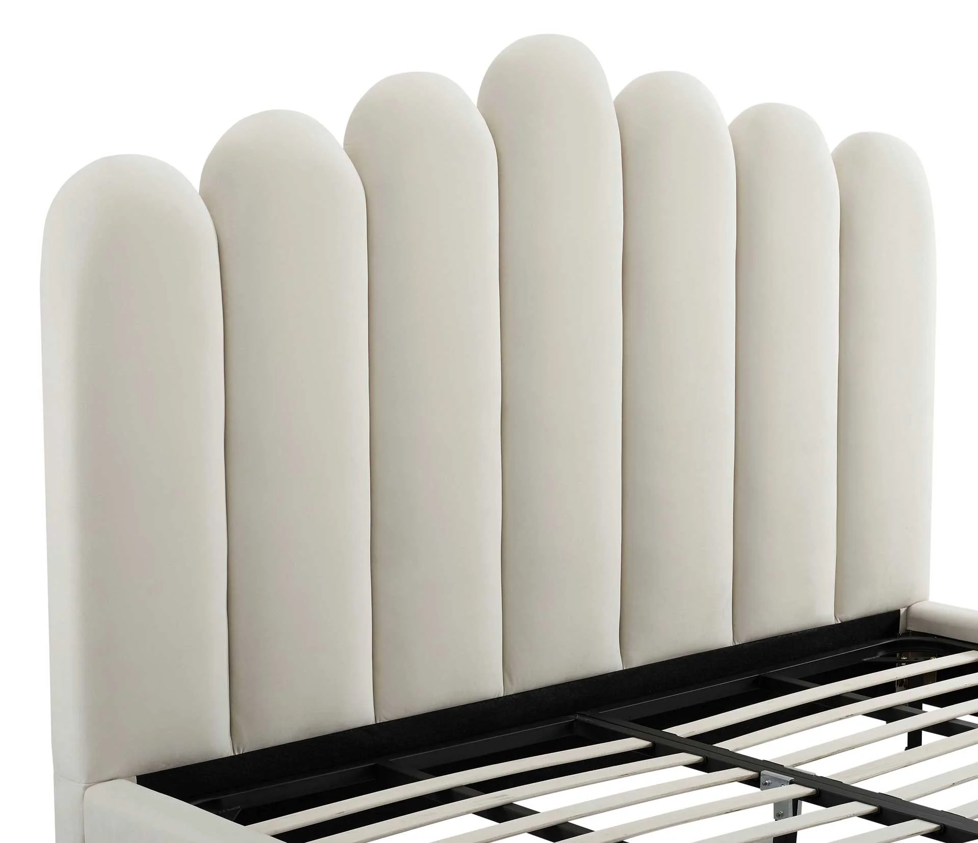Cesta Velvet Bed Cream - Image 4