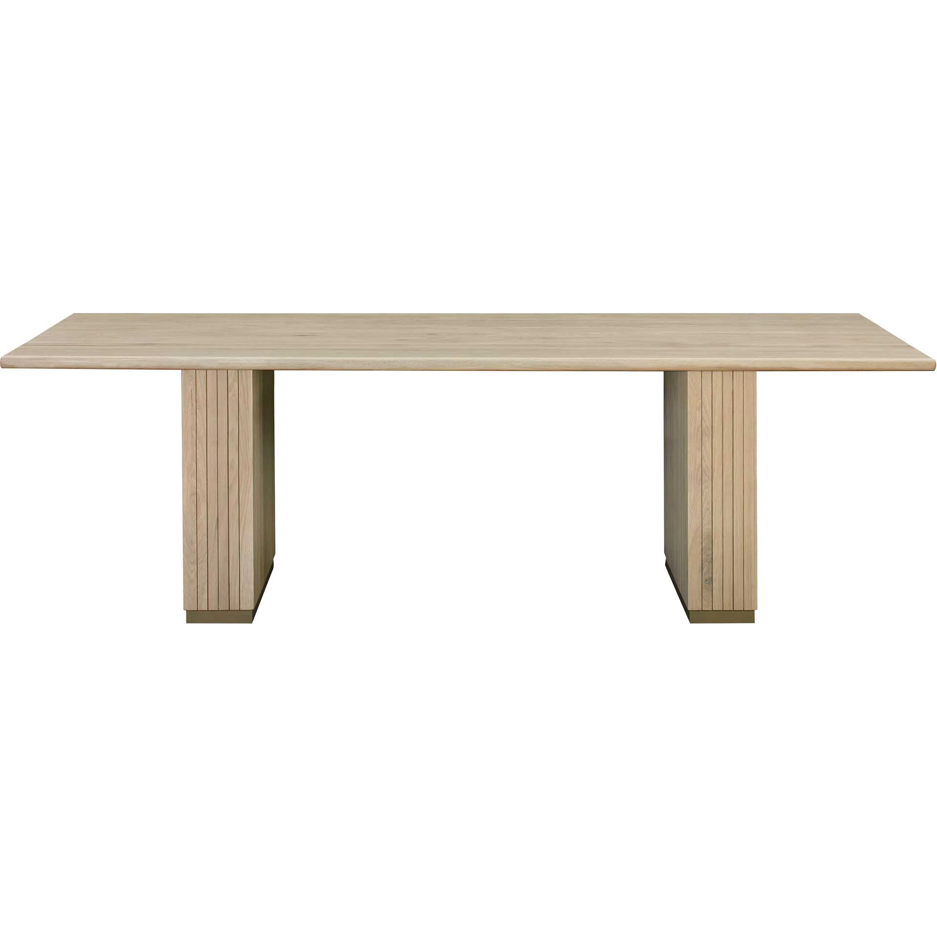 Chance Ash Wood Rectangular Dining Table Natural - Image 2
