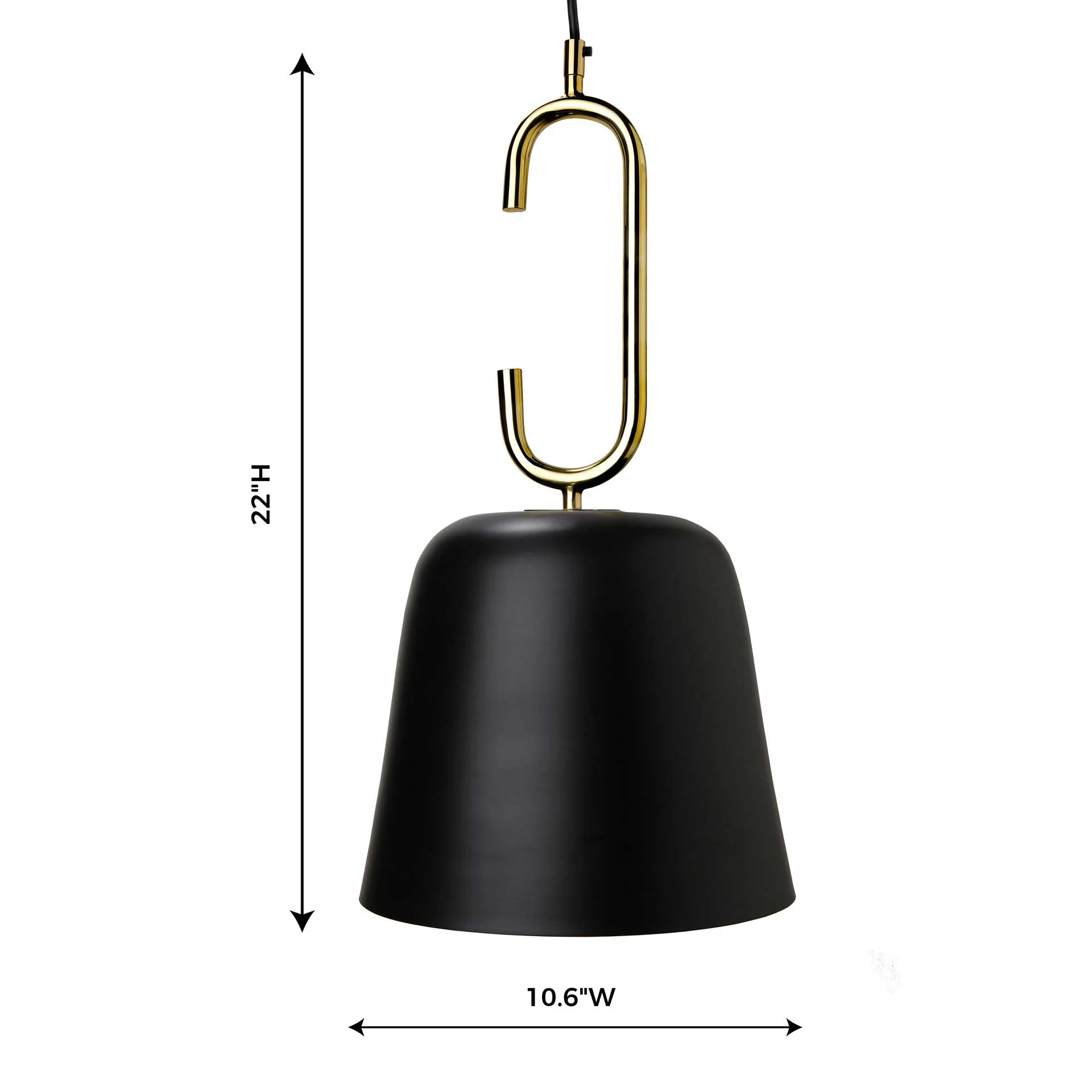 Chanel Long Pendant Black/Brass - Image 4