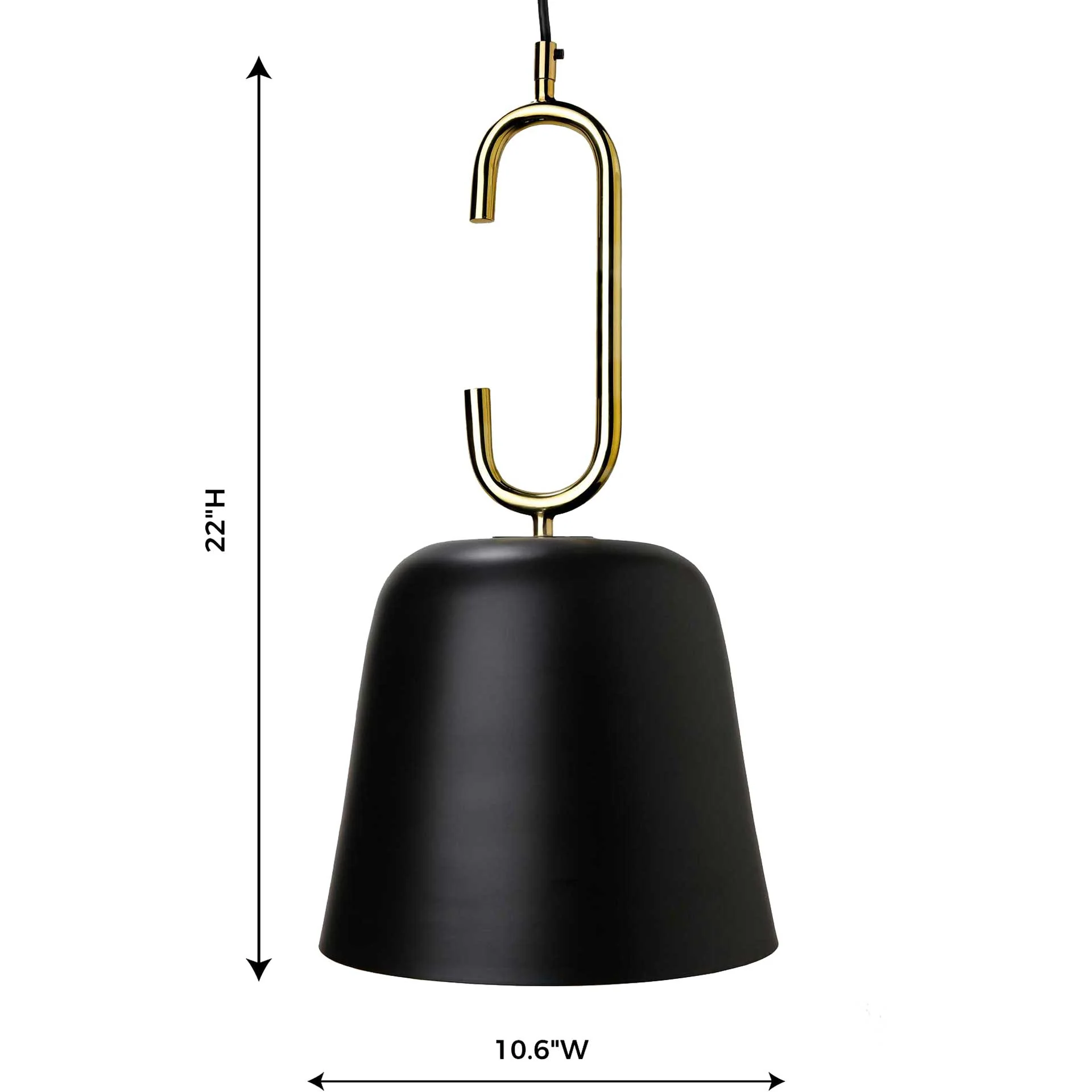 Chanel Long Pendant Black/Brass - Image 6