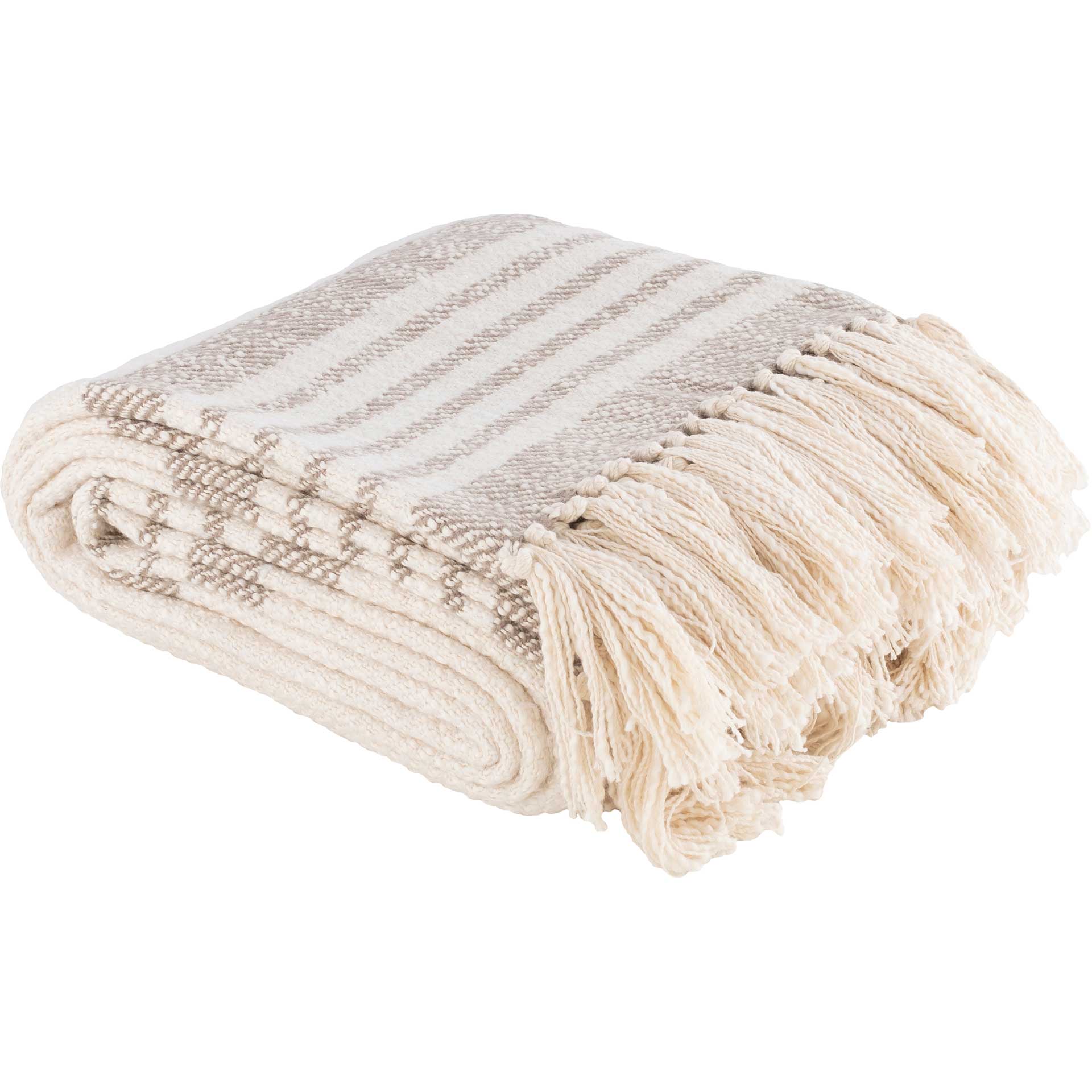 Chanel Throw Taupe/Cream - Image 3