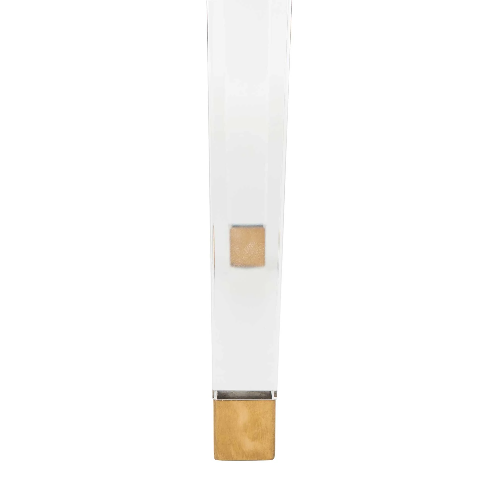 Channing Acrylic Coffee Table Brass - Image 8