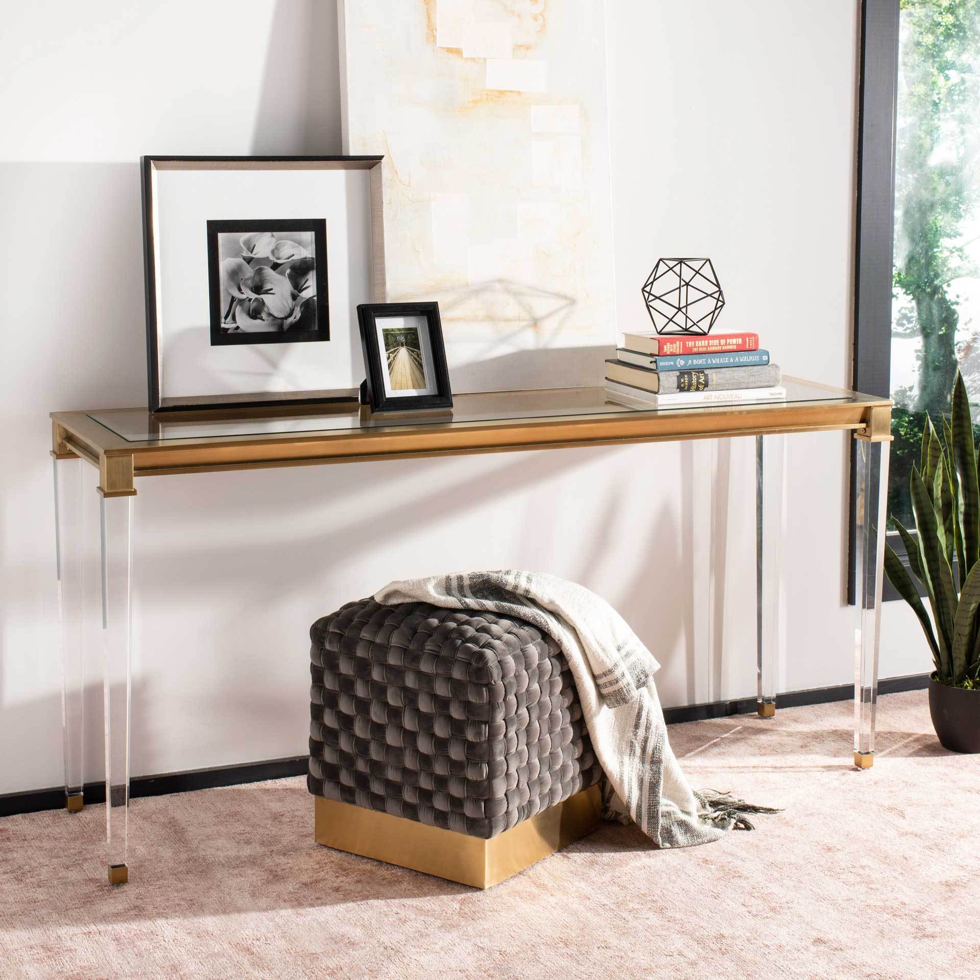 Channing Console Table Gold - Image 7