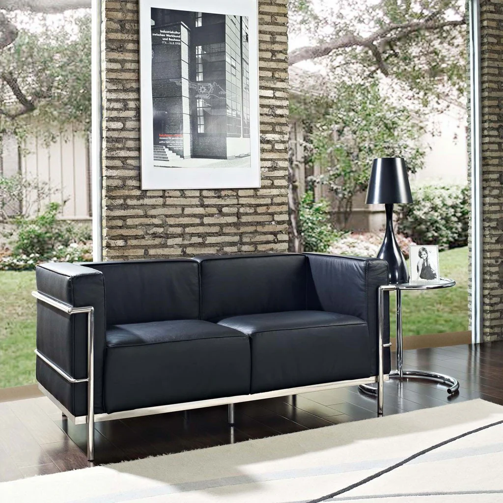 Chant Grande Loveseat Black - Image 4