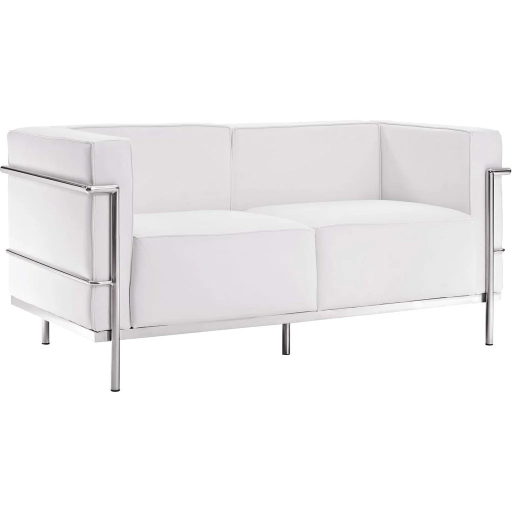 Chant Grande Loveseat White - Image 2