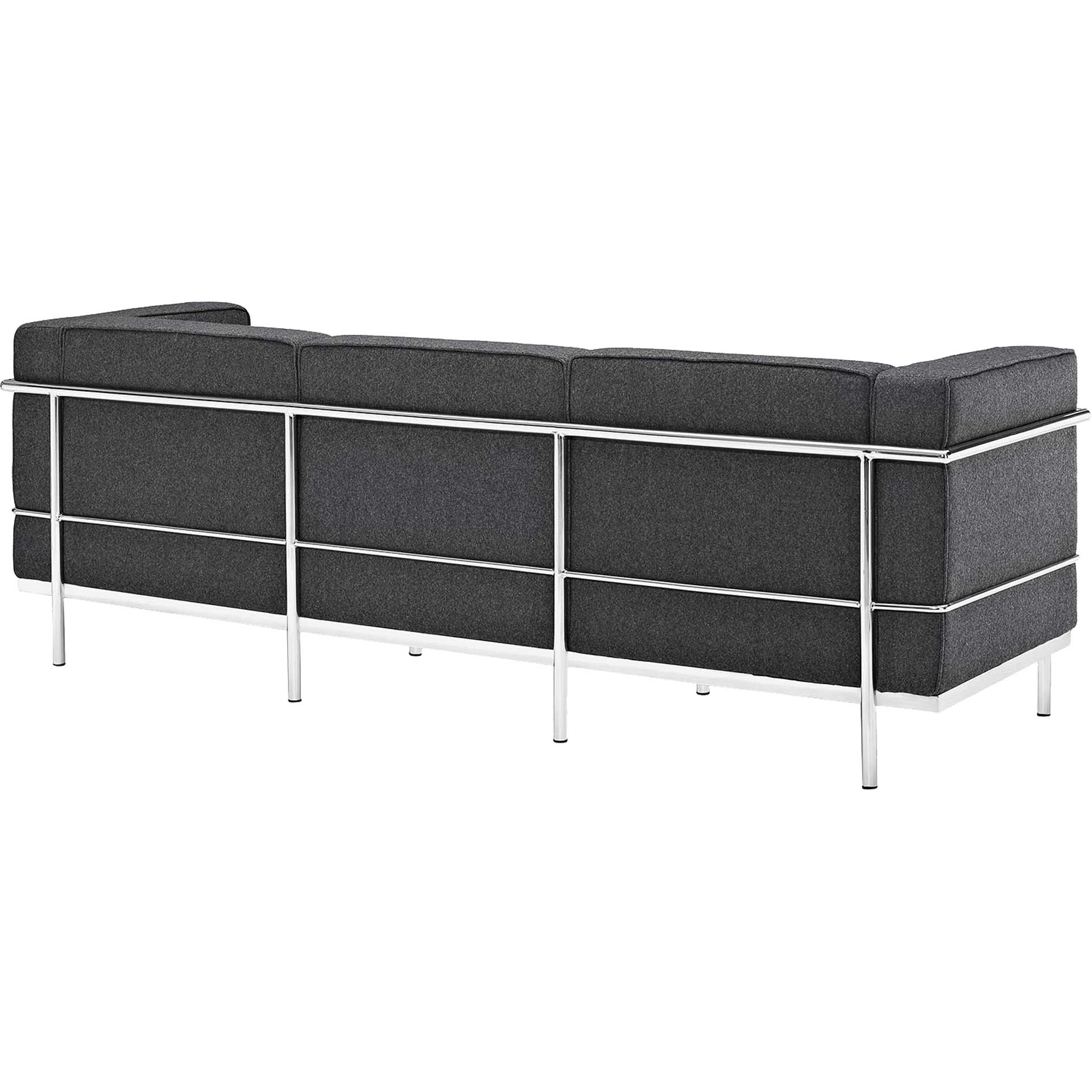 Chant Grande Wool Sofa Dark Gray - Image 3