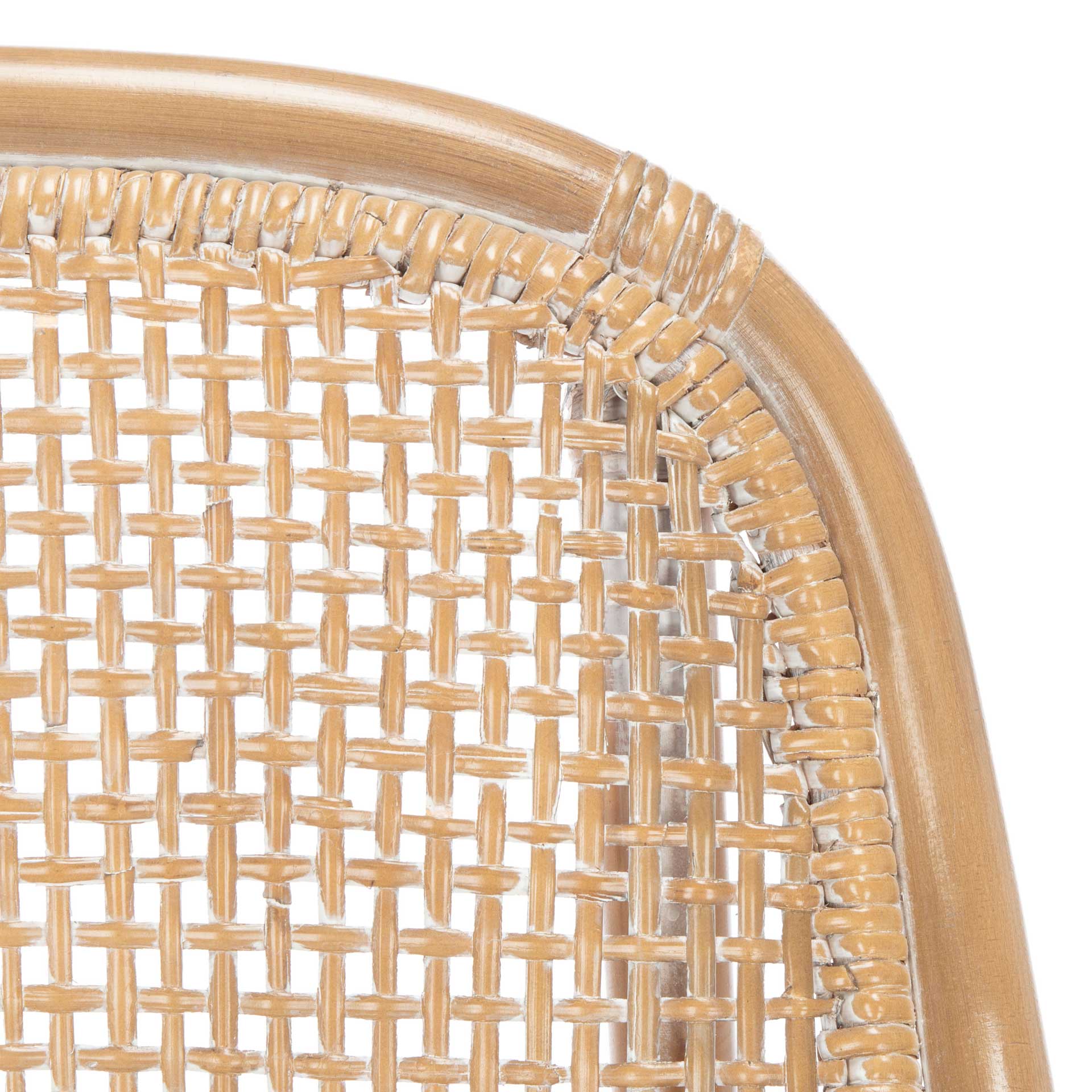 Chantel Rattan Accent Chair Gray White Wash - Image 5